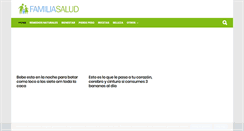 Desktop Screenshot of familiasalud.com