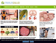 Tablet Screenshot of familiasalud.com